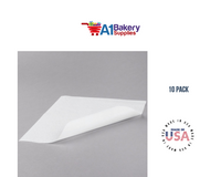 Deli Sandwich Wraps Basket Liners and Food Wrapping Liner Papers by A1 Bakery supplies of 10 pack (White)