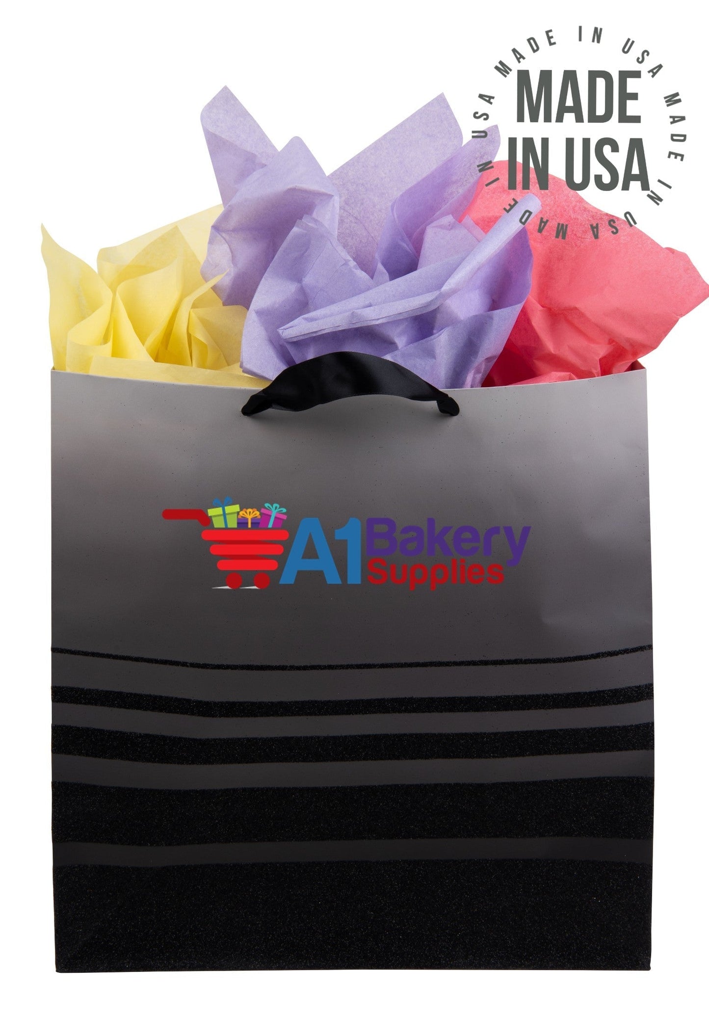 Plum Tissue Paper Squares, Bulk 48 Sheets, Premium Gift Wrap and Art Supplies for Birthdays, Holidays, or Presents by A1BakerySupplies, Medium 20 Inch x 26 Inch