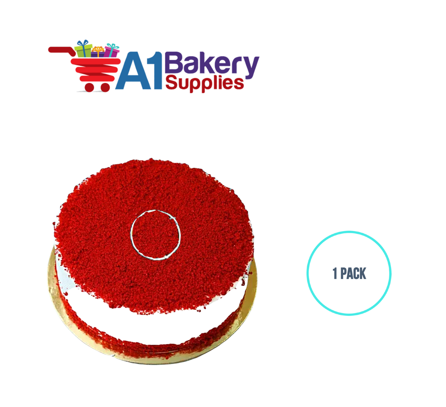 A1BakerySupplies Rings - Silver 1 pack Wedding Accessories for Birthday Cake Decorations and Marriages