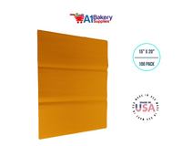 Tangerine Tissue Paper 15 Inch x 20 Inch - 100 Sheets