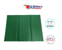 Green Bulk Tissue Paper 15 Inch x 20 Inch - 480 Sheets