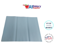 Light Blue Tissue Paper Squares, Bulk 480 Sheets, Premium Gift Wrap and Art Supplies for Birthdays, Holidays, or Presents by A1BakerySupplies, Large 15 Inch x 20 Inch