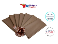 Chocolate Brown 15 Inch x 20 Inch - 100 Sheets