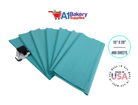 AQUA BLUE Color Tissue Paper 15 Inch x 20 Inch - 480 Sheets