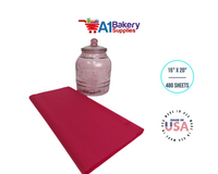 Cranberry Color Tissue Paper 15 Inch x 20 Inch - 480 Sheets