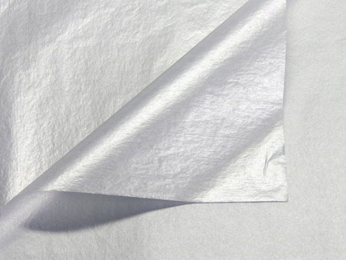 Silver Metallic Tissue Paper