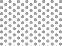 Metalic Silver and White Polka Dots Tissue Paper 20 Inch X 30 Inch - 24 XL Sheets