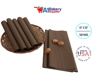 Chocolate Brown 15 Inch x 20 Inch - 100 Sheets