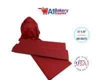 Scarlet Red Tissue Paper Squares, Bulk 480 Sheets, Premium Gift Wrap and Art Supplies for Birthdays, Holidays, or Presents by A1BakerySupplies, Large 15 Inch x 20 Inch
