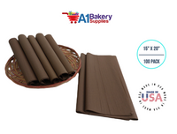 Chocolate Brown 15 Inch x 20 Inch - 100 Sheets