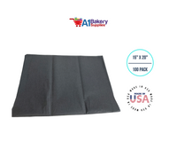 Black Tissue Paper 15 Inch x 20 Inch - 100 Sheets