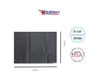 Black Tissue Paper 15 Inch x 20 Inch - 100 Sheets