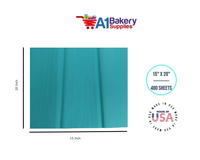 Teal Tissue Paper Squares, Bulk 480 Sheets, Premium Gift Wrap and Art Supplies for Birthdays, Holidays, or Presents by A1BakerySupplies, Large 15 Inch x 20 Inch