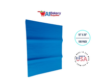 Brilliant Blue Color Tissue Paper 15 Inch x 20 Inch - 100 Sheets