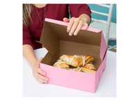 Pink Cake Box Bakery Box