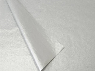 Silver Metallic Tissue paper Mettalic Silver Tissue Paper  Two sided 20 In X 30 In