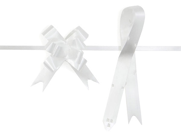 White 4" Butterfly pull bows of 10 Pack by A1 Bakery supplies