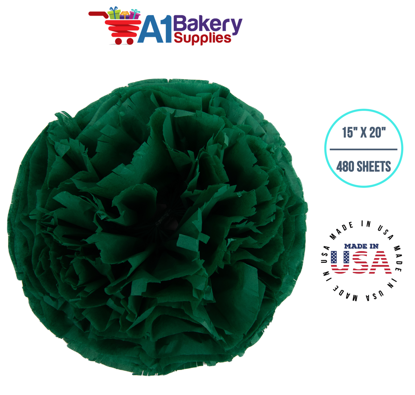Emerald Green Tissue Paper