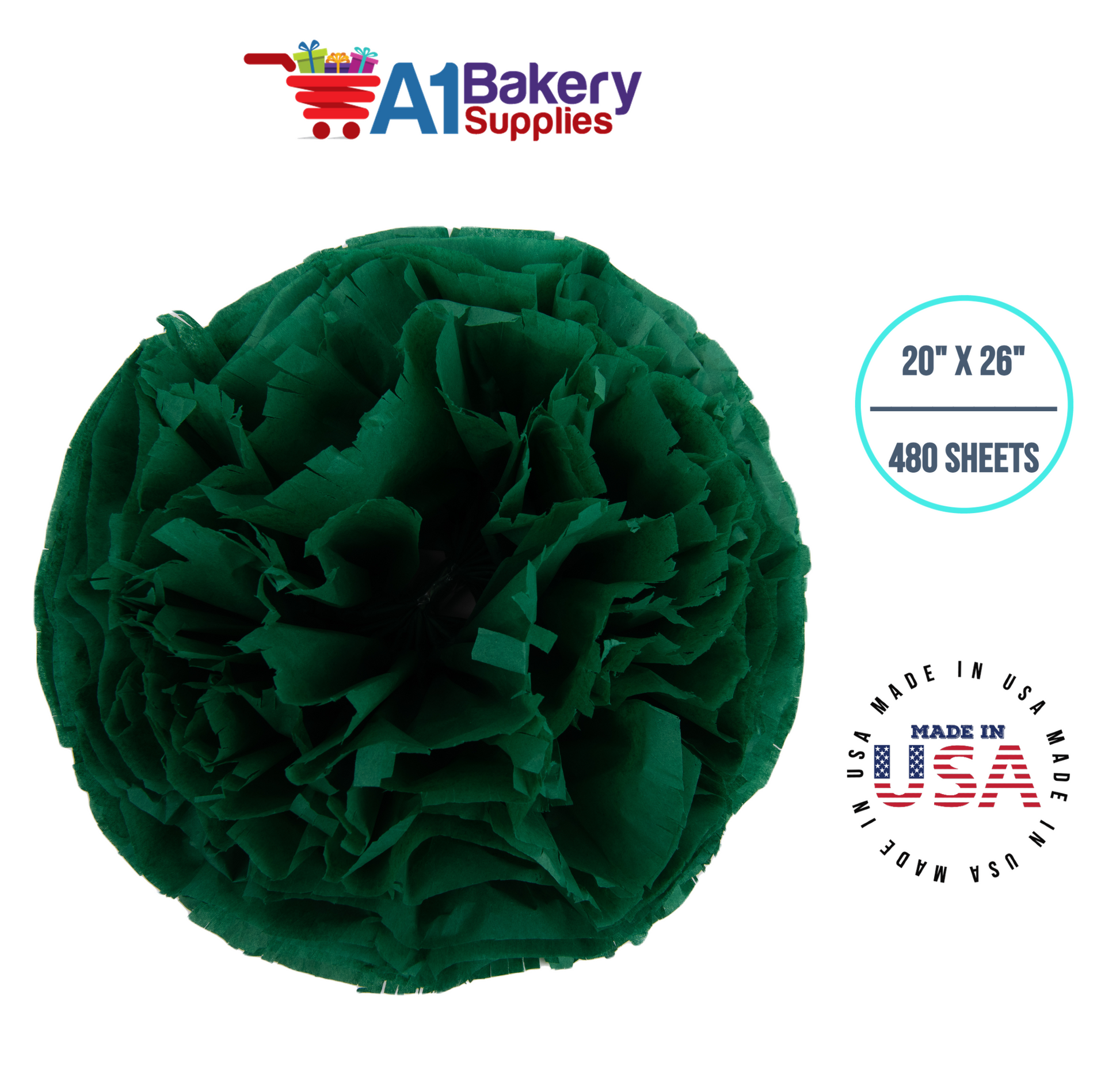 Emerald Green Tissue Paper