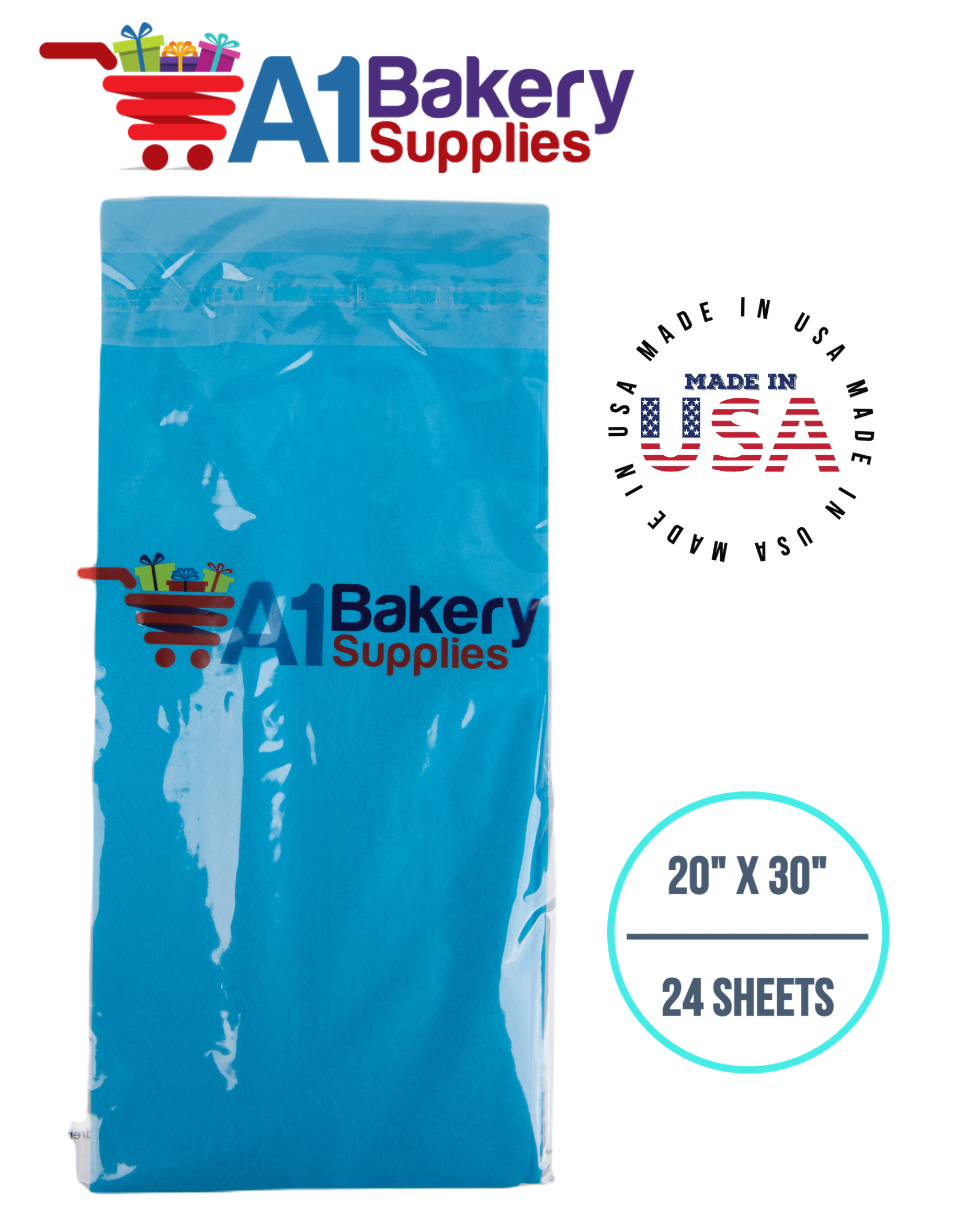 Turquoise Blue Tissue Paper