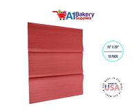 Scarlet Red Tissue Paper Squares, Bulk 10 Sheets, Premium Gift Wrap and Art Supplies for Birthdays, Holidays, or Presents by A1BakerySupplies, small 15 Inch x 20 Inch