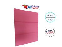 Azalea Pink Tissue Paper Squares, Bulk 10 Sheets, Premium Gift Wrap and Art Supplies for Birthdays, Holidays, or Presents by A1BakerySupplies, Large 15 Inch x 20 Inch