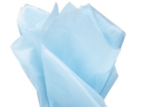 Light Blue Tissue Paper 15 Inch X 20 Inch - 100 Sheets