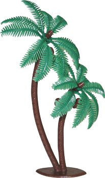 Cake Decorating Pick Cake Topper Cupcake Decorator (Twin Coconut Palm Tree)