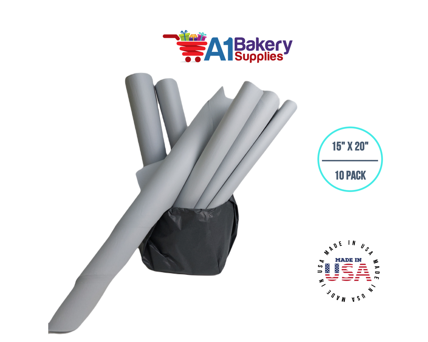 Morning Mist Color Tissue Paper 15 Inch x 20 Inch - 10 Sheets