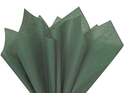 Dark Green High Quality Gift Wrap Color Tissue Paper - Premium Quality Paper Made in USA 15 Inch x 20 Inch- 480 Sheets per Pack