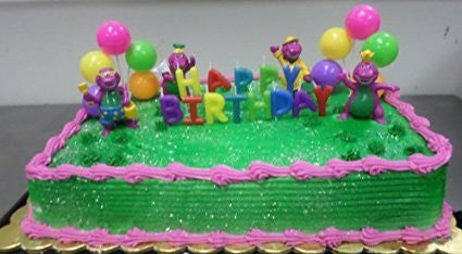 Barney Cake Kit Cake Decoration Toys Favors Figurine Toys