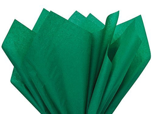 Emerald Green Tissue Paper 20 Inch x 26 Inch - 24 Sheets
