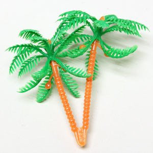 Cake Decorating Pick Cake Topper Cupcake Decorator (Twin Palm Tree)