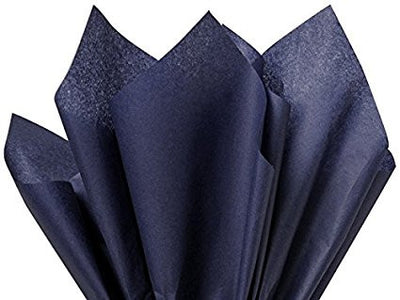 Dark Navy Blue Color Tissue Paper 15 Inch x 20 Inch - 480 Sheets