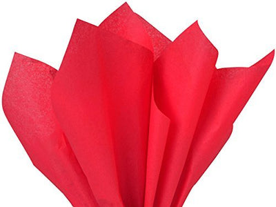 Red High Quality Gift Wrap Color Tissue Paper - Made in USA 15 Inch x 20 Inch - 480 Sheets per Pack