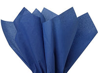 Dark Blue Gift Wrap Tissue Paper - Premium Quality Paper Made in USA 15 Inch x 20 Inch - 100 Sheets