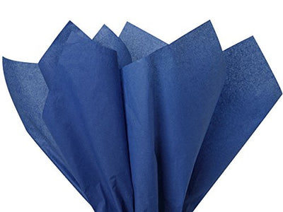 High Quality Gift Wrap Color Tissue Paper - Premium Quality Paper Made in USA 15 Inch x 20 Inch- 480 Sheets per Pack (Dark Blue)