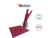 Cranberry Tissue Paper 15 Inch x 20 Inch - 100 Sheets