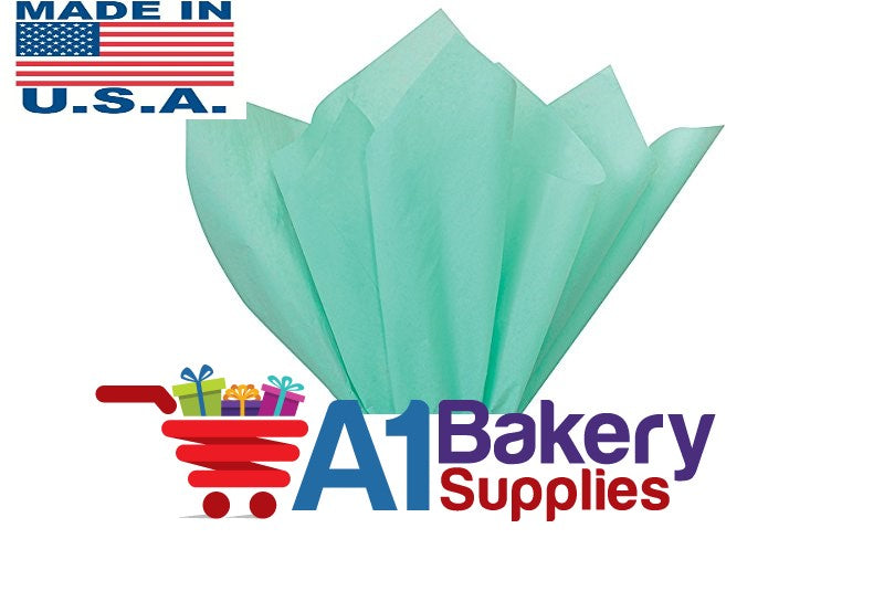 AQUA BLUE Color Gift wrap Tissue Paper 20 Inch x 30 Inch - 24 Sheets