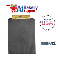 Black Flat Merchandise Bags, Medium, 1000 Pack - 12"x15"