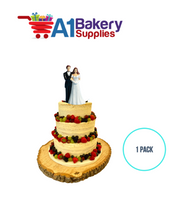 A1BakerySupplies Bride & Groom Pl. 1 pack Wedding Accessories for Birthday Cake Decorations and Marriages