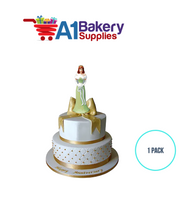A1BakerySupplies Bridesmaid - Green 1 pack Wedding Accessories for Birthday Cake Decorations and Marriages