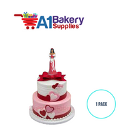 A1BakerySupplies Bridesmaid - Red - A.A. 1 pack Wedding Accessories for Birthday Cake Decorations and Marriages