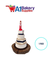 A1BakerySupplies Bridesmaid - Red 1 pack Wedding Accessories for Birthday Cake Decorations and Marriages