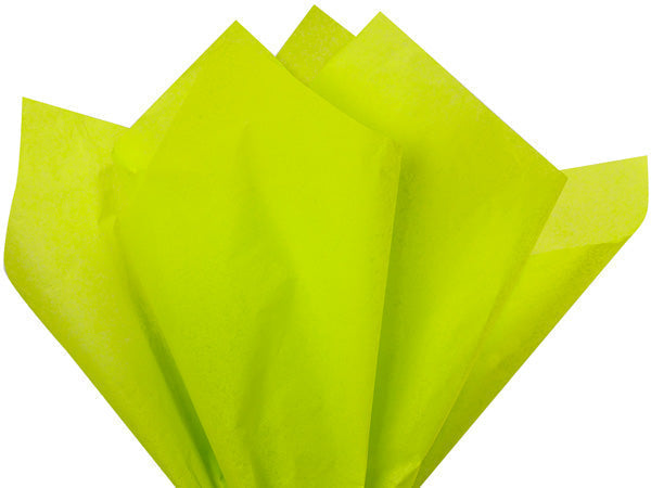 Citrus green Color Tissue Paper 20 Inch x 30 Inch - 24 Sheets
