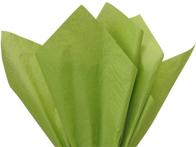 Citrus Green Tissue Paper Squares, Bulk 10 Sheets, Premium Gift