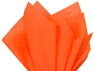 Orange Tissue Paper Squares, Bulk 10 Sheets, Premium Gift Wrap and Art Supplies for Birthdays, Holidays, or Presents by A1BakerySupplies, Large 15 Inch x 20 Inch