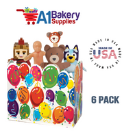 Celebrate Basket Box, Theme Gift Box, Large 10.25 (Length) x 6 (Width) x 7.5 (Height), 6 Pack
