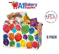 Celebrate Basket Box, Theme Gift Box, Small 6.75 (Length) x 4 (Width) x 5 (Height), 6 Pack