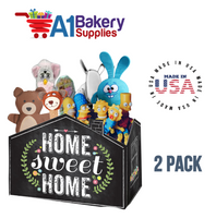 Chalkboard Home Sweet Home Basket Box, Theme Gift Box, Small 6.75 (Length) x 4 (Width) x 5 (Height), 2 Pack